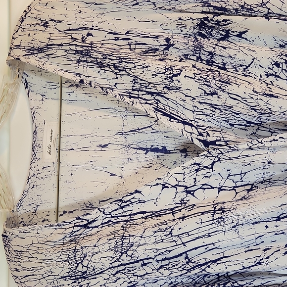 Betro Simone Blue Paint Splatter Design Romper - Picture 3 of 12